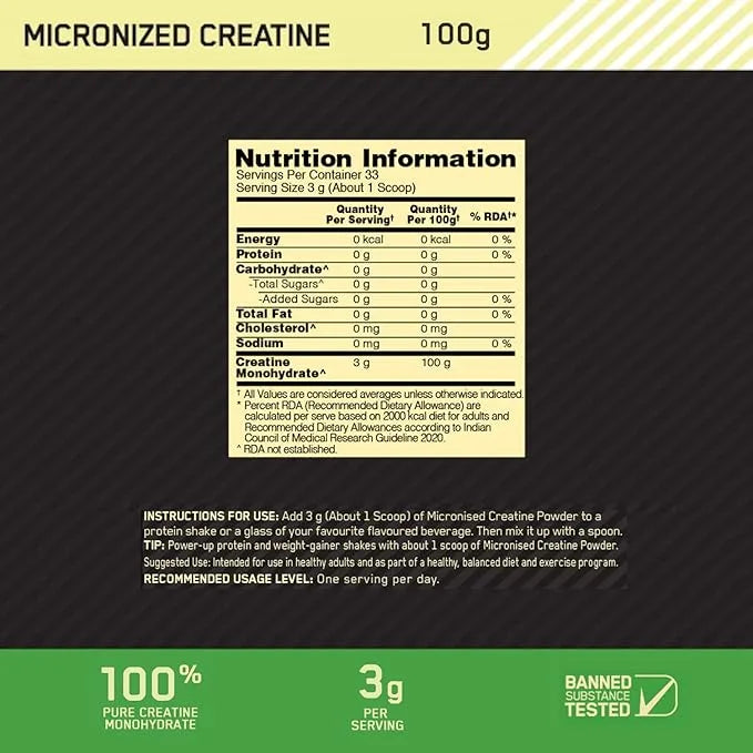 ON Micronised Creatine Powder