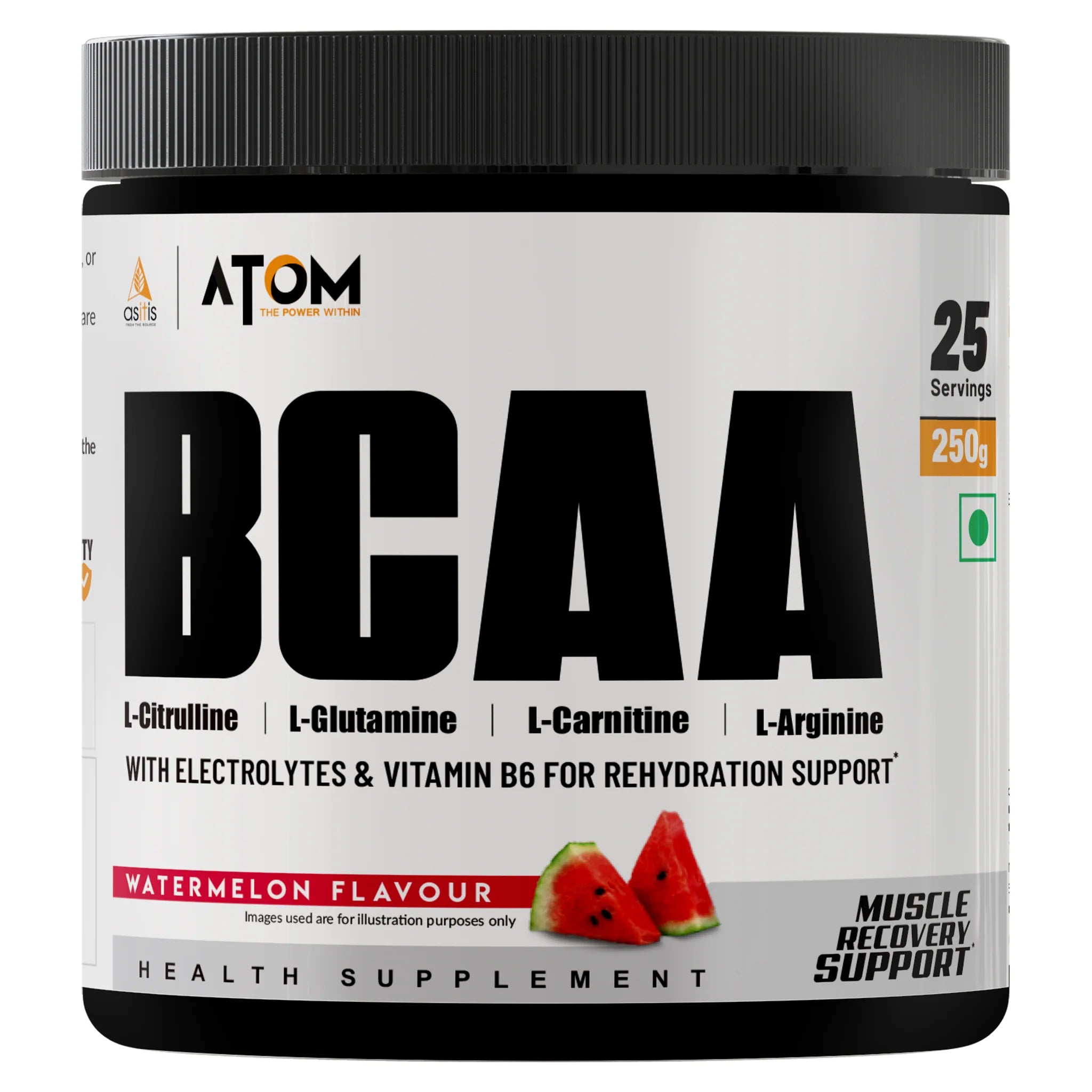 ATOM BCAA 250g with L-arginine, L-Carnitine, L-Citrulline