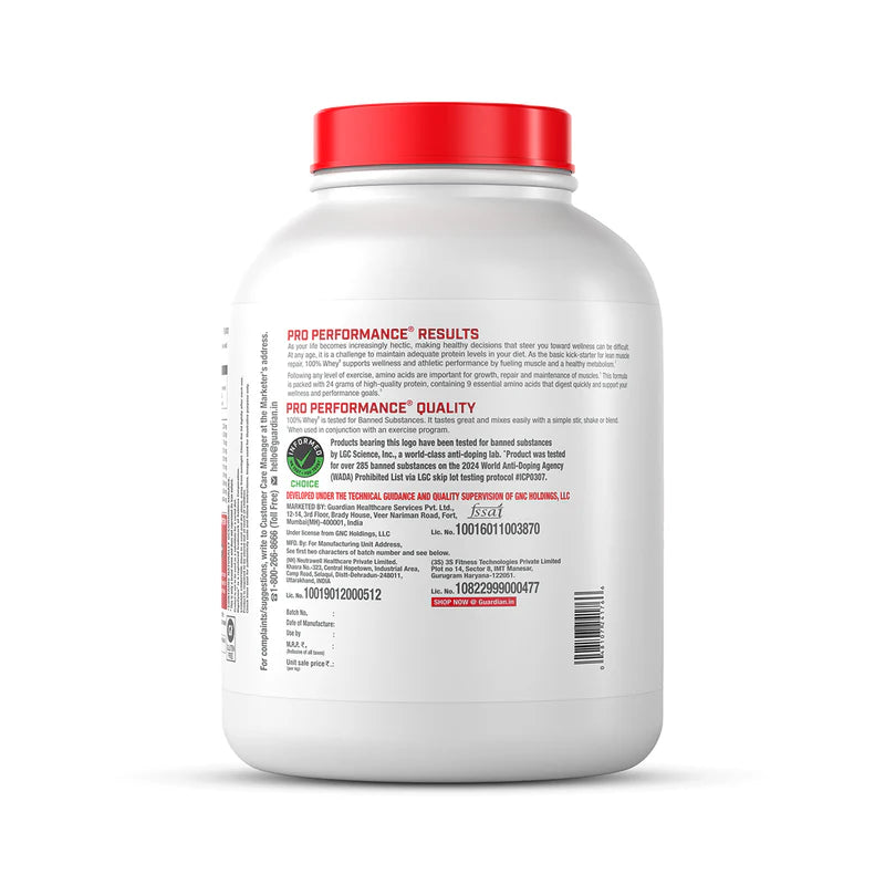 GNC 100% Whey Protein
