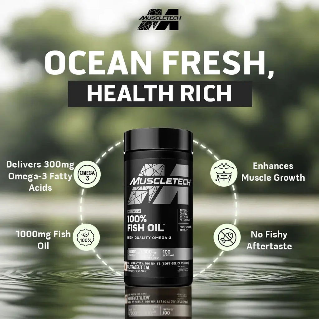 MuscleTech Fish Oil 100 Capsules