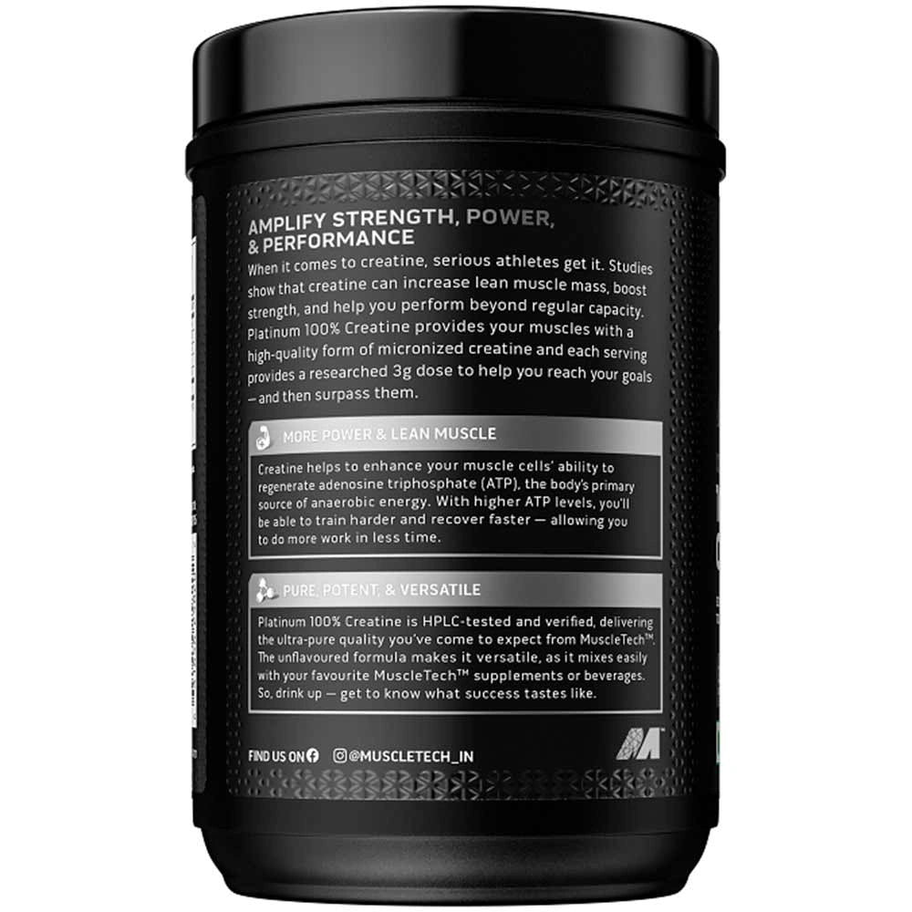 MuscleTech Platinum 100% Creatine