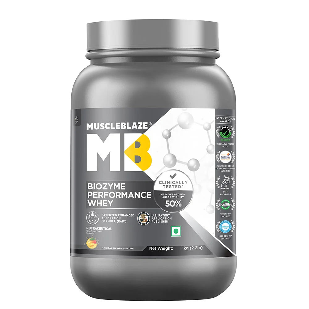 MuscleBlaze Biozyme Performance Whey