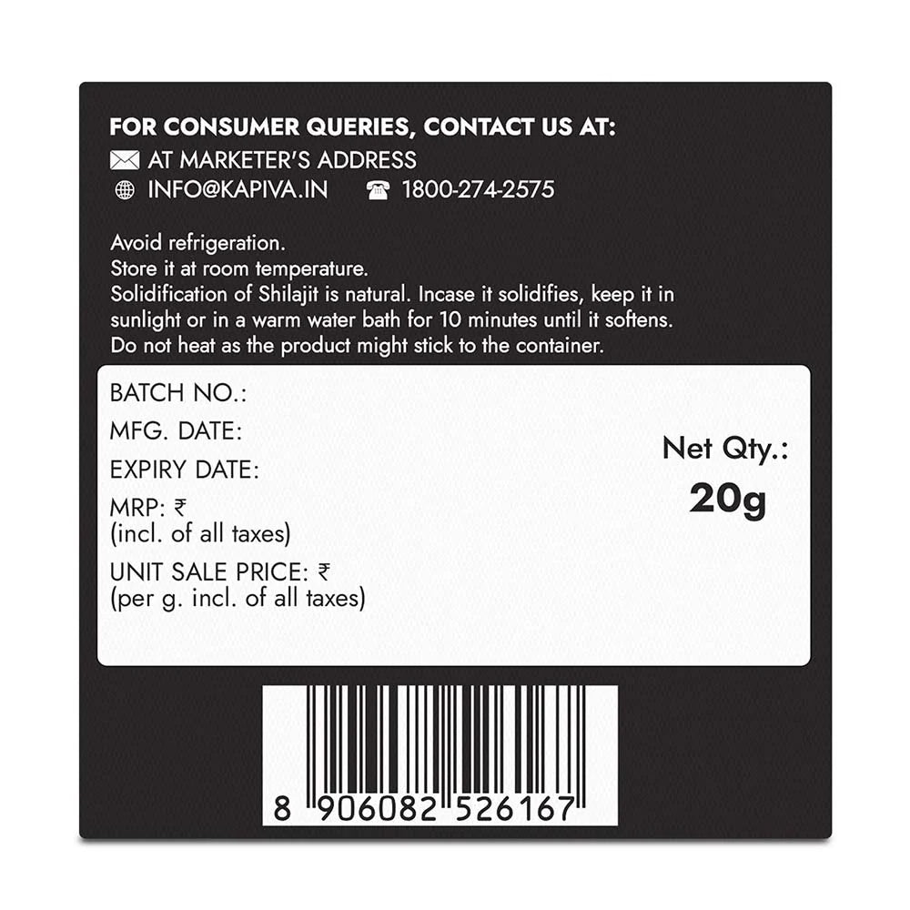Kapiva Himalayan Shilajit Resin
