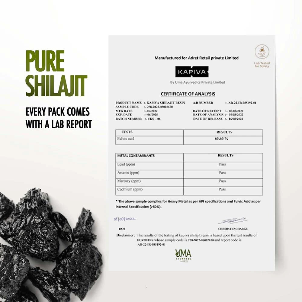 Kapiva Himalayan Shilajit Resin